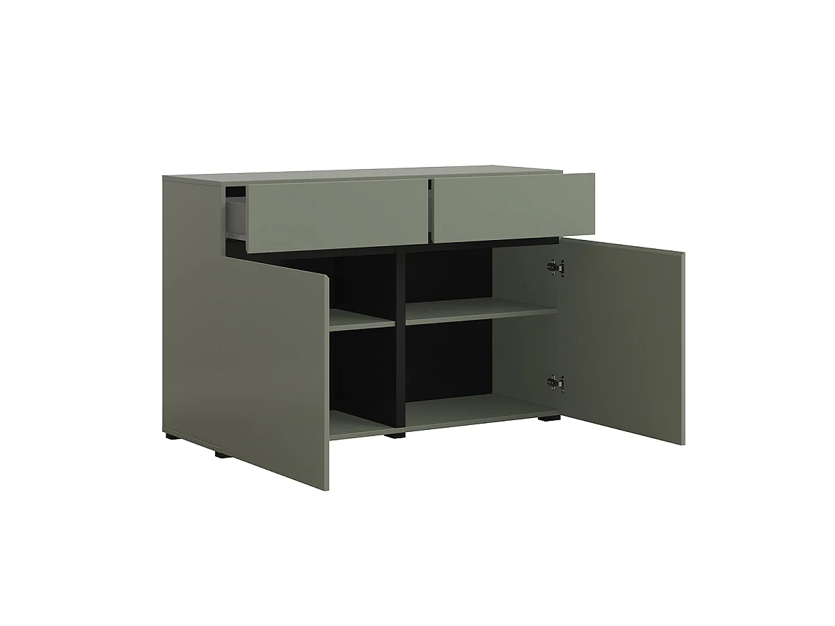 Buffet 2 portes 2 tiroirs Lilia Vert