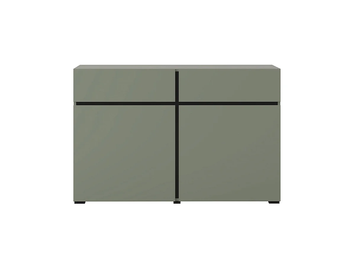 Buffet 2 portes 2 tiroirs Lilia Vert