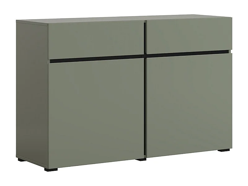 Lilia Groen 2-deurs dressoir met 2 laden