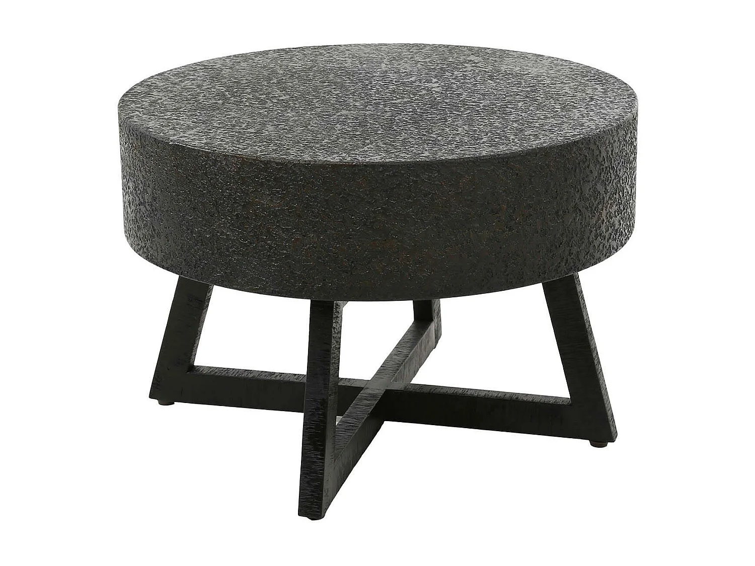 Bout de canapé industriel Ø 60 cm RALF