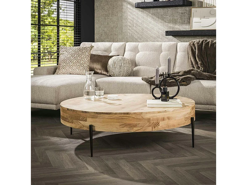 Grande table basse ronde MELBOURNE