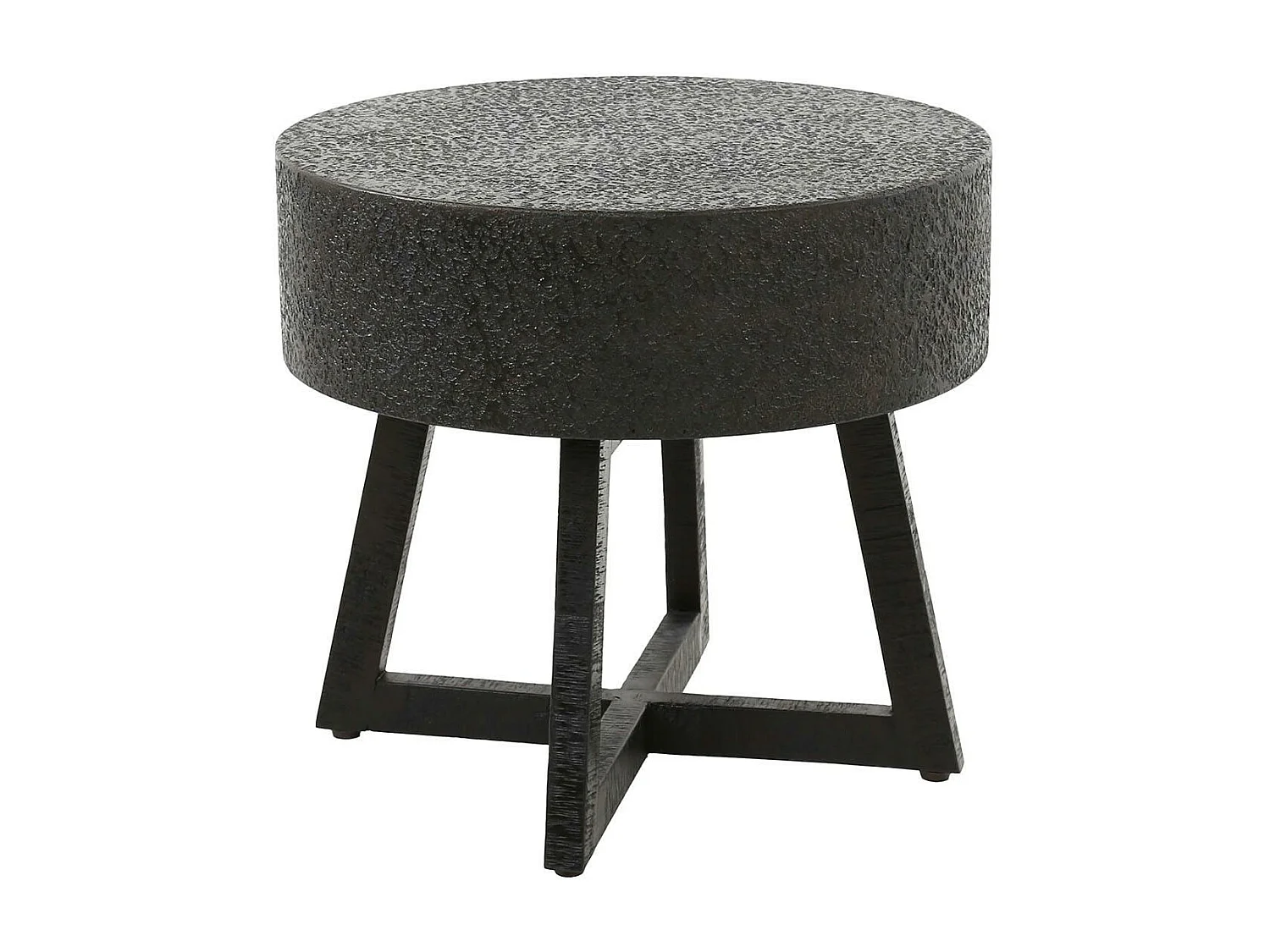 Bout de canapé industriel Ø 50 cm RALF