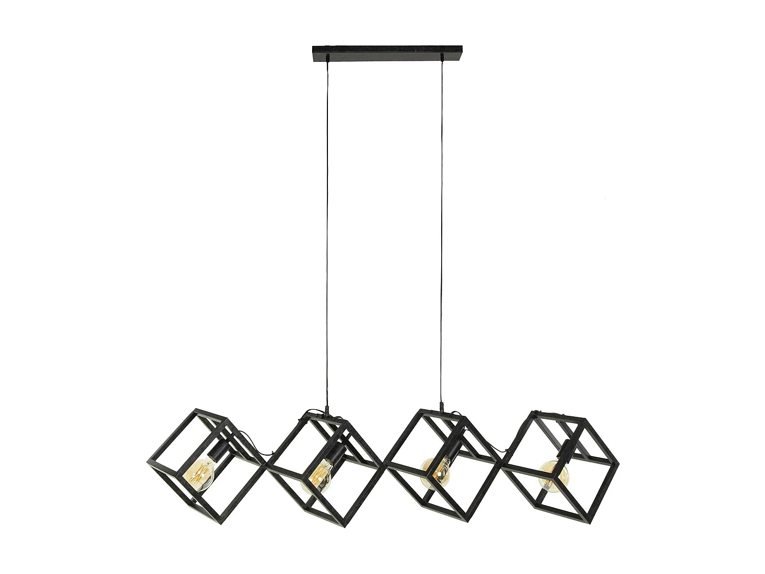 Suspension design 4 cubes en métal RALF
