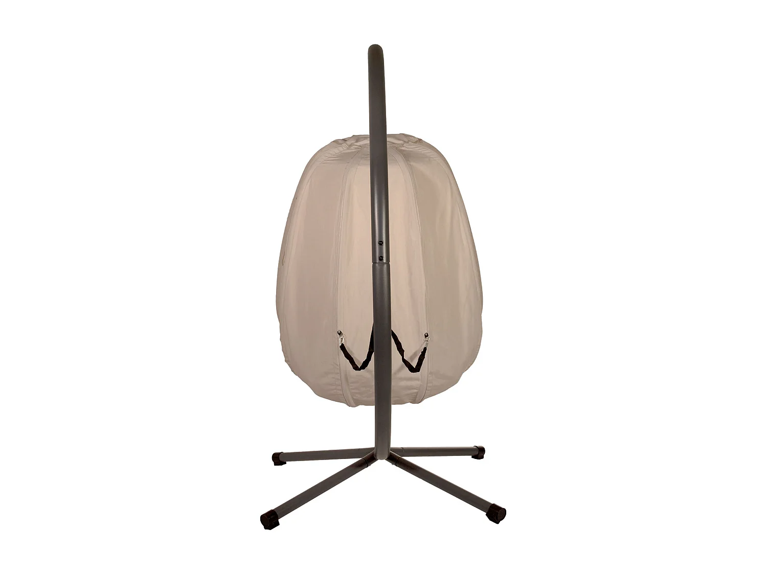 Chaise suspendue SNUGGY avec cadre pour extérieur Beige