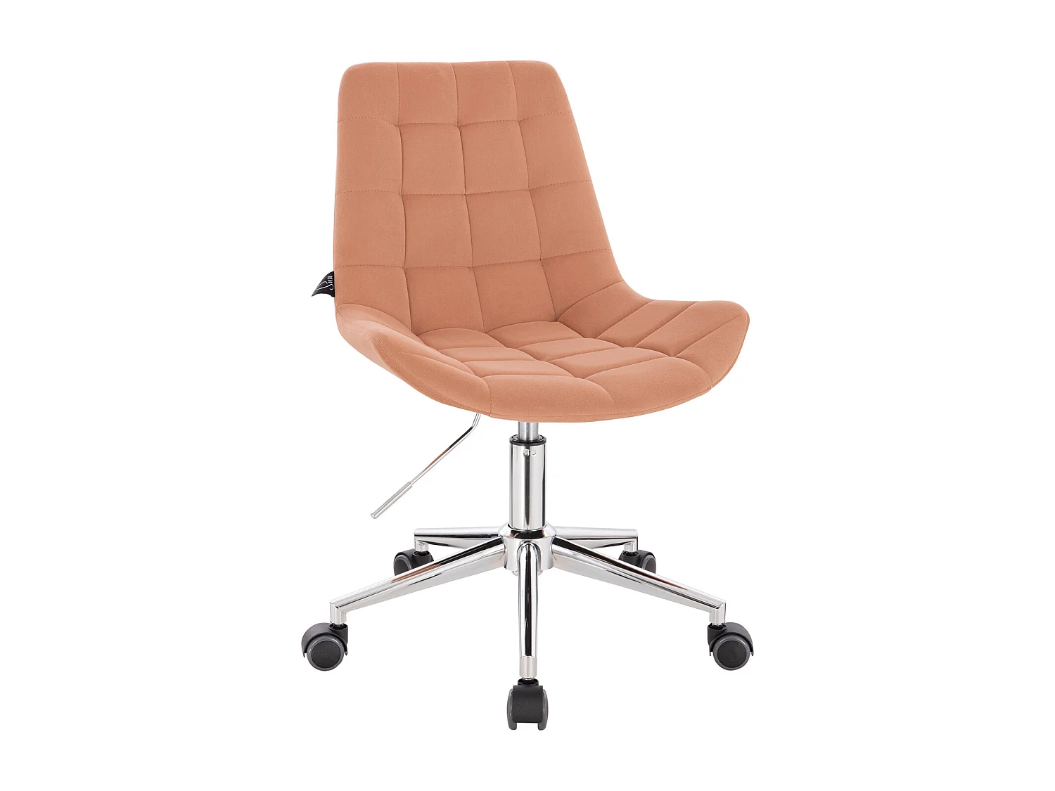 Chaise de bureau MICKY pour enfants réglable en hauteur Orange pastel