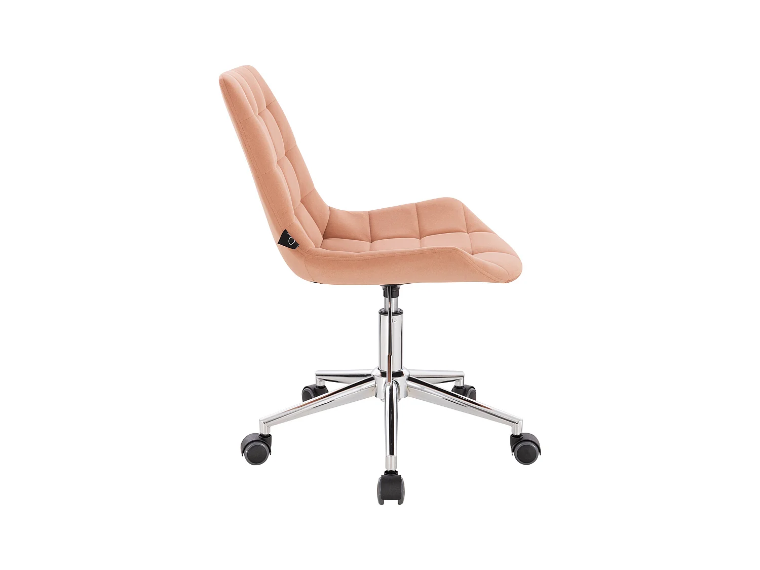 Chaise de bureau MICKY pour enfants réglable en hauteur Orange pastel