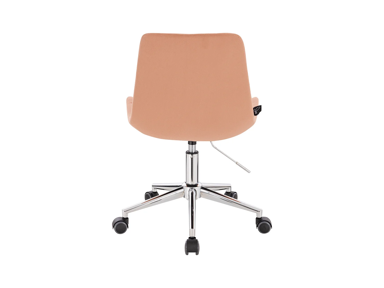 Chaise de bureau MICKY pour enfants réglable en hauteur Orange pastel