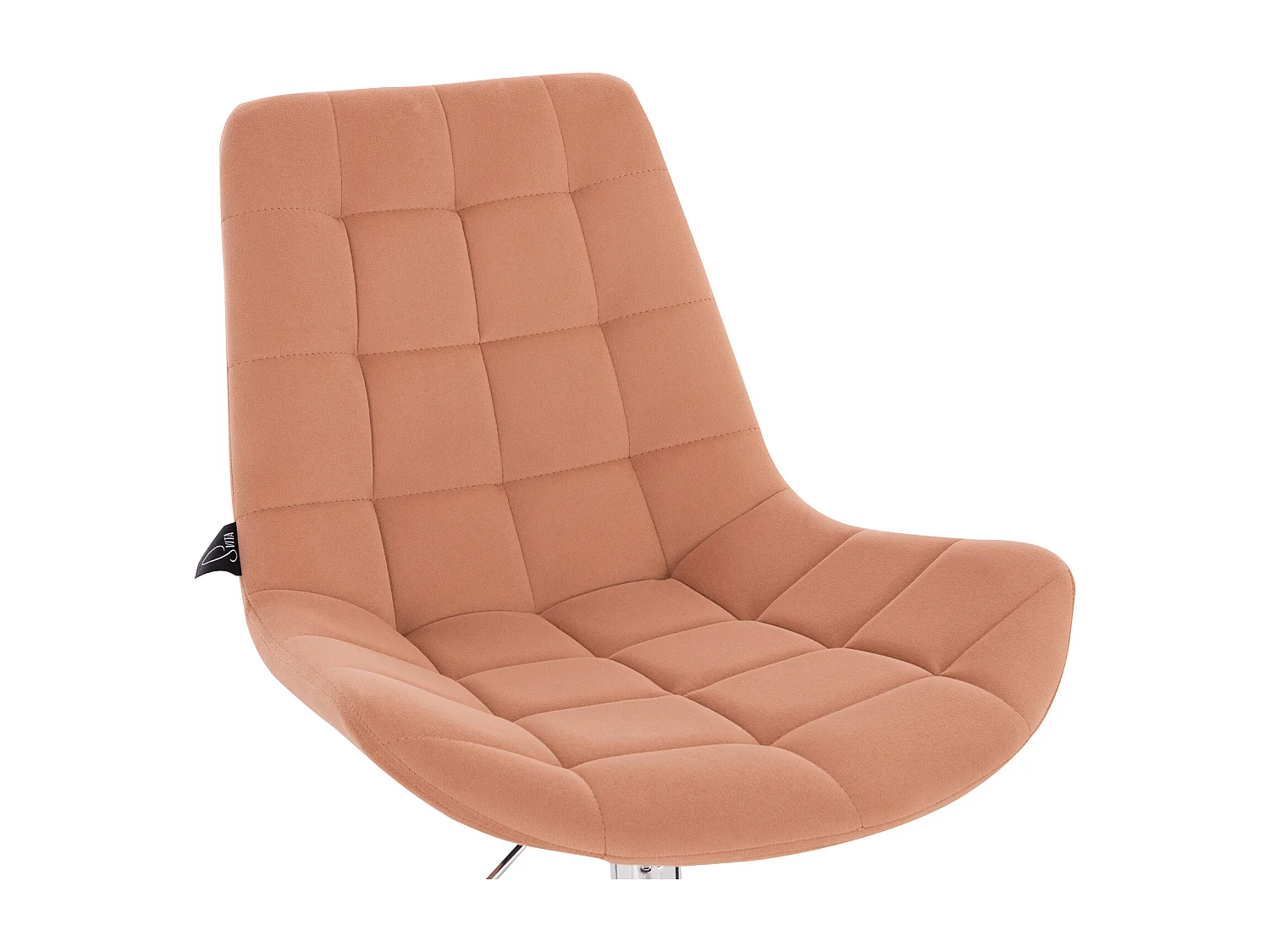 Chaise de bureau MICKY pour enfants réglable en hauteur Orange pastel