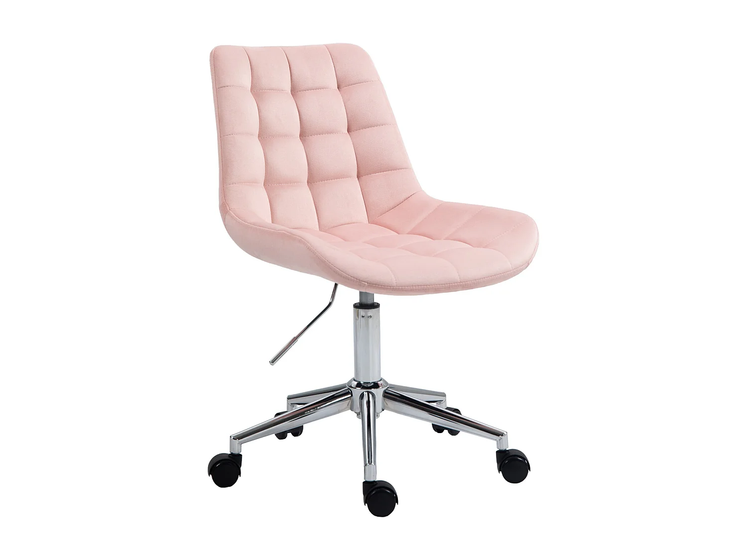 Chaise de bureau SVITA MICKY pour enfants, chaise de bureau réglable en hauteur, chaise pivotante, rose