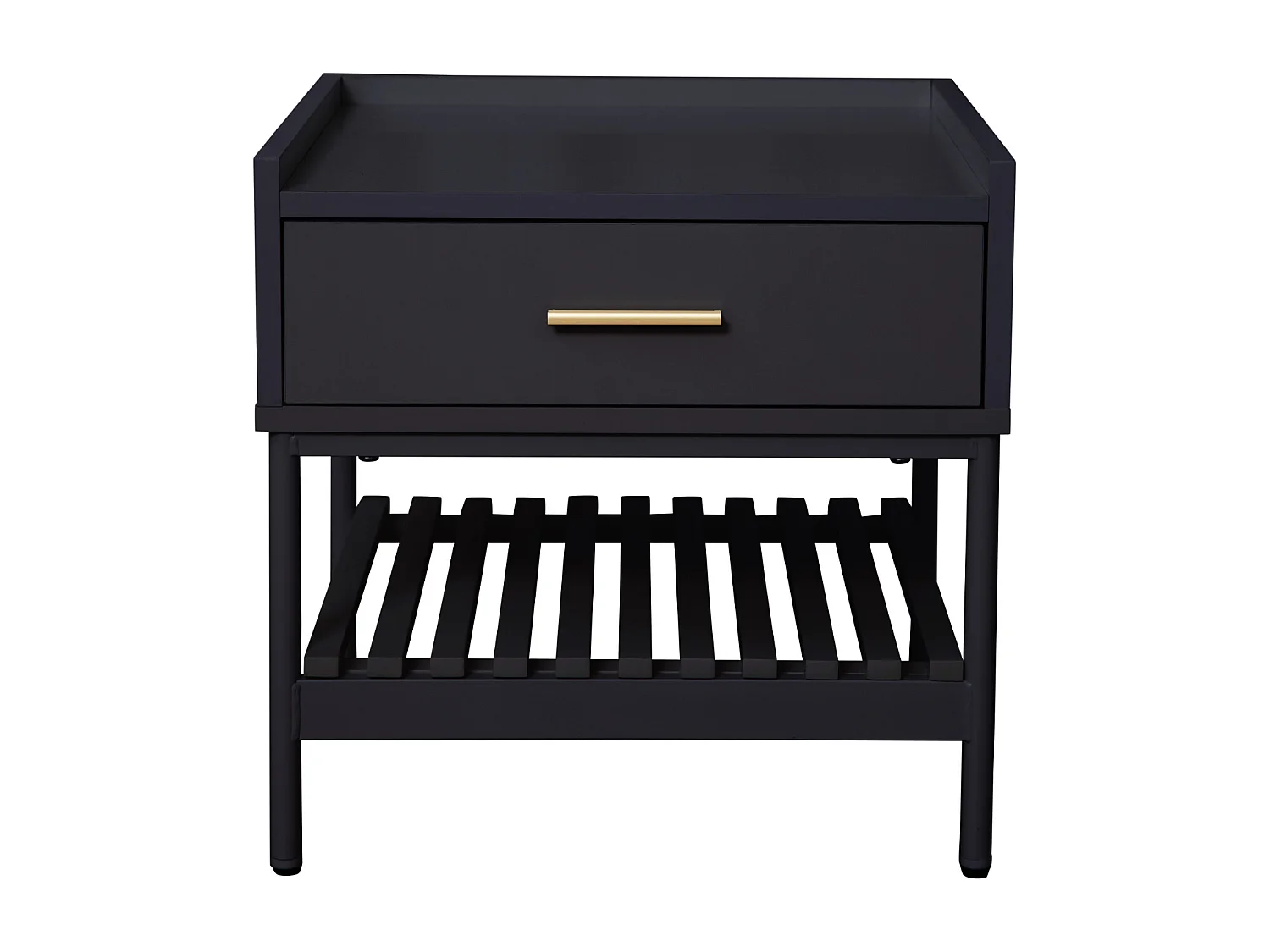 Table de chevet KORE avec tiroir Table de nuit Table de nuit Noir