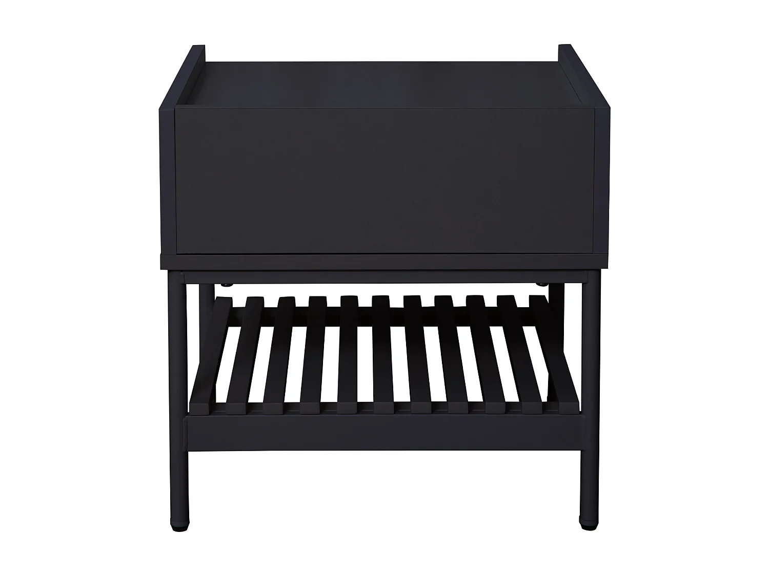 Table de chevet KORE avec tiroir Table de nuit Table de nuit Noir