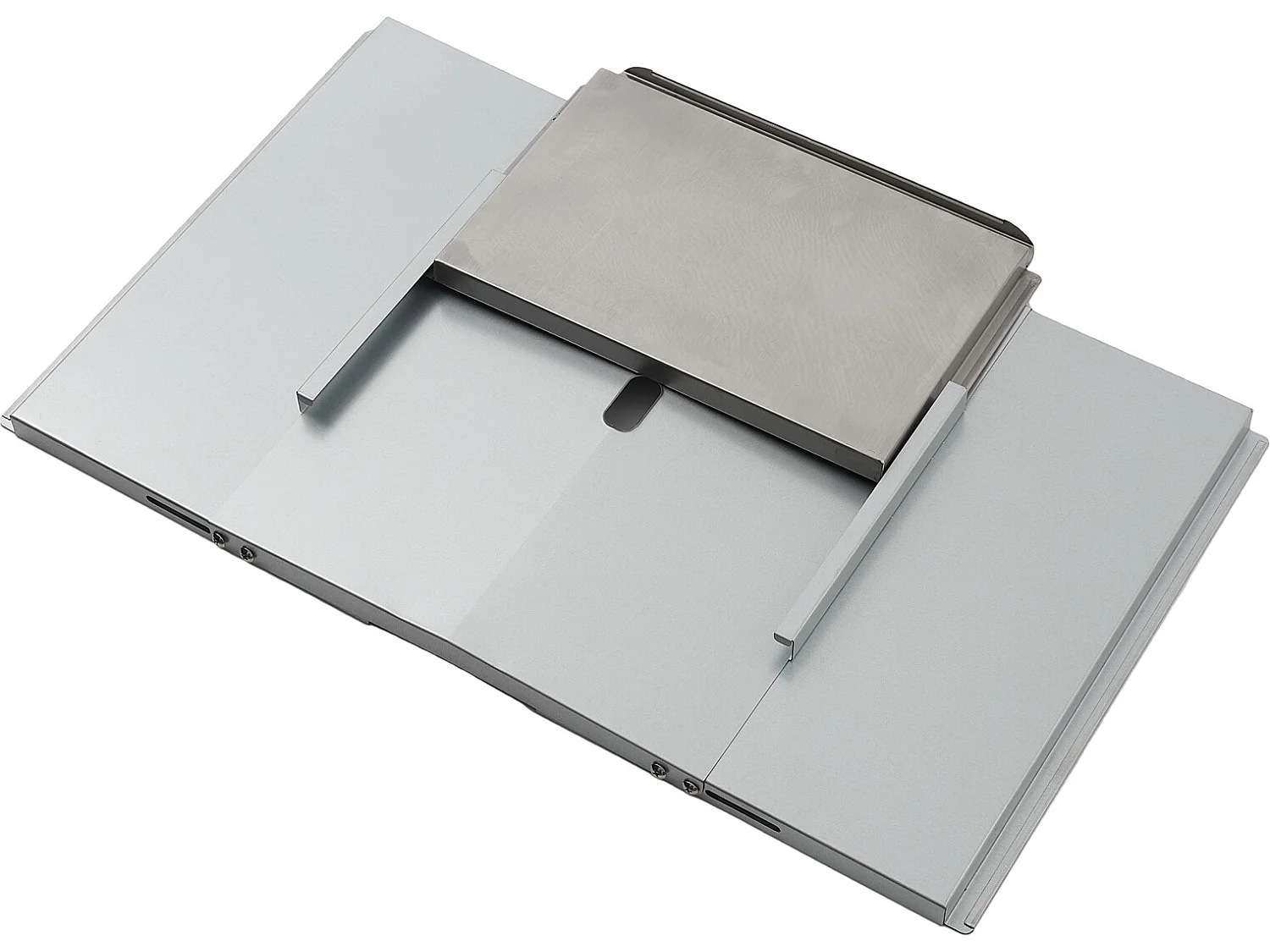 Bac à graisse universel avec bac de récupération réglable en acier