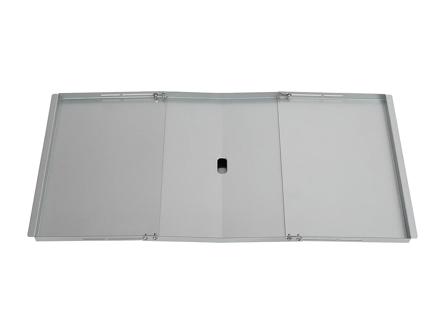 Bac à graisse universel avec bac de récupération réglable en acier