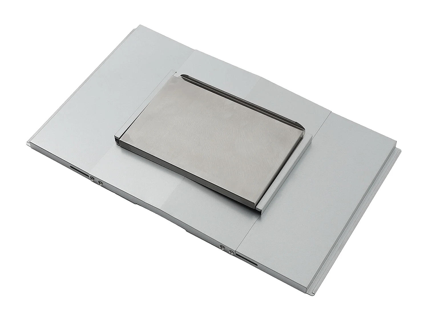 Bac à graisse universel avec bac de récupération réglable en acier