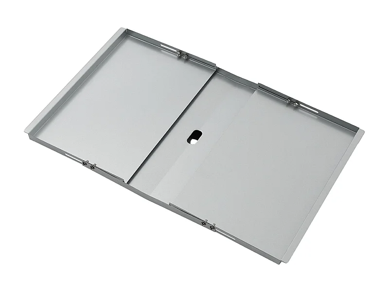 Bac à graisse universel avec bac de récupération réglable en acier