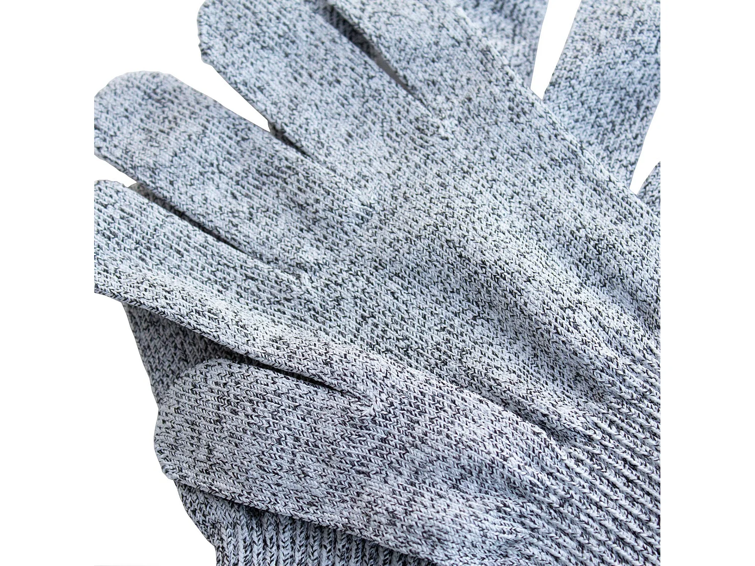Gants résistants aux coupures Classe 5 EN388 Lot de 2 tailles M et L - Gris