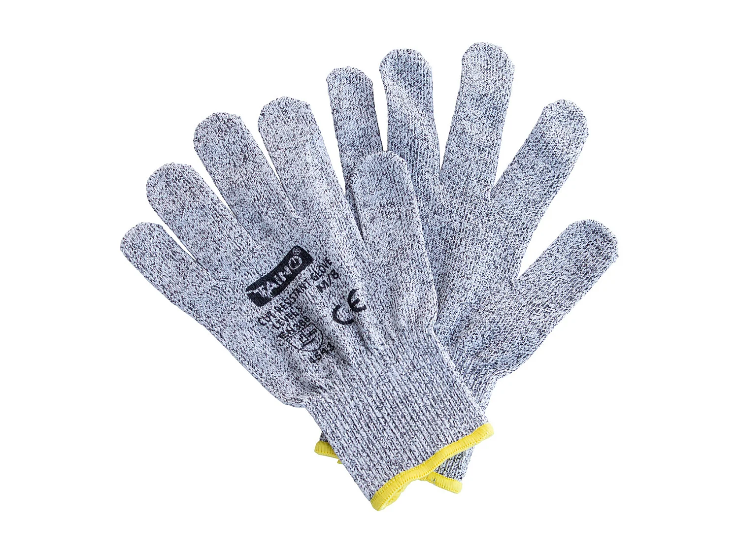 Gants résistants aux coupures Classe 5 EN388 Lot de 2 Taille M - Gris