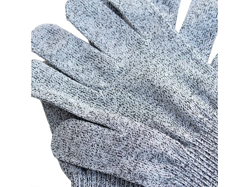 Gants résistants aux coupures Classe 5 EN388 Lot de 2 Taille L - Gris