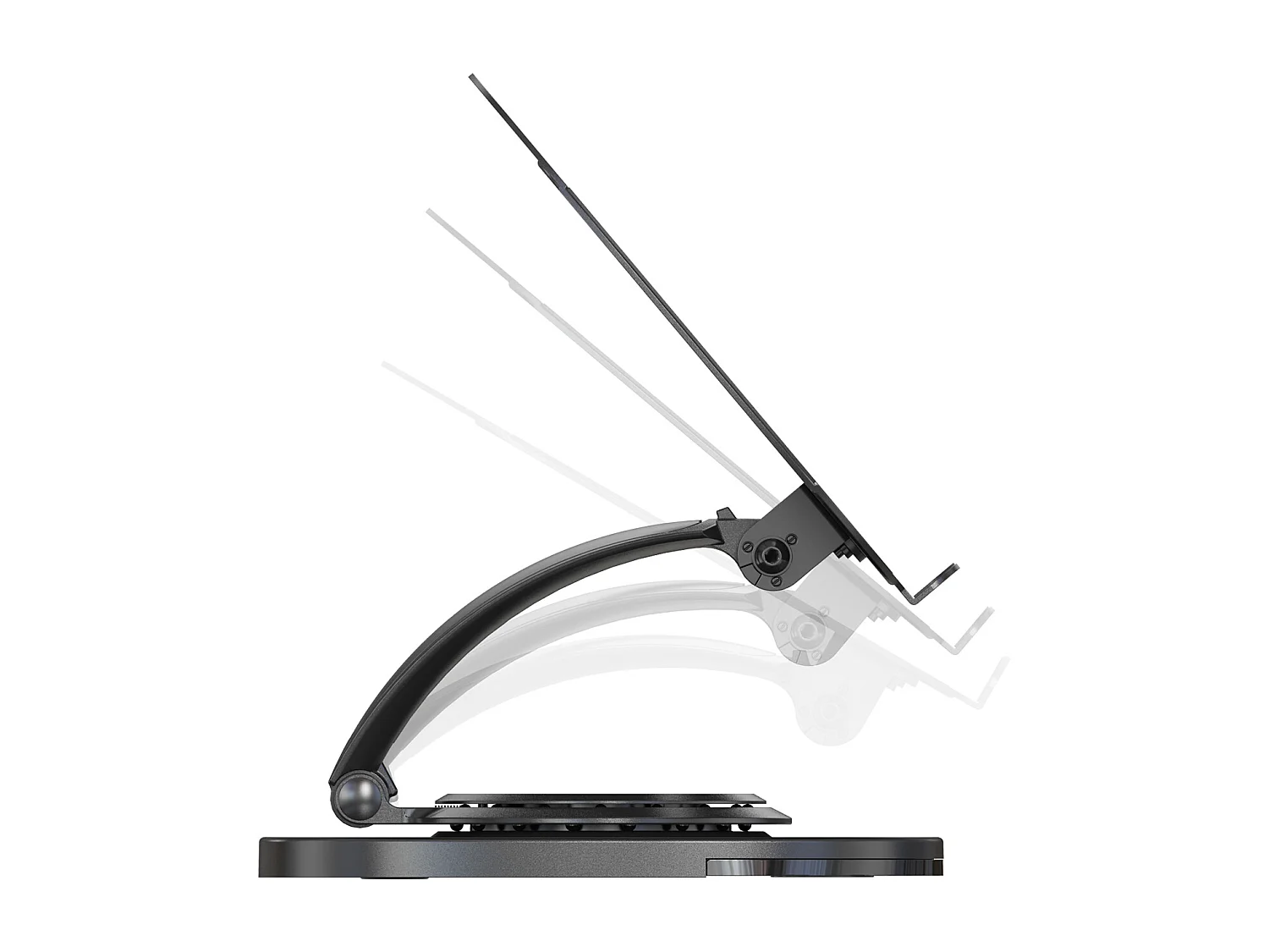 IKSAN support pour ordinateur portable réglable en hauteur et inclinable en aluminium