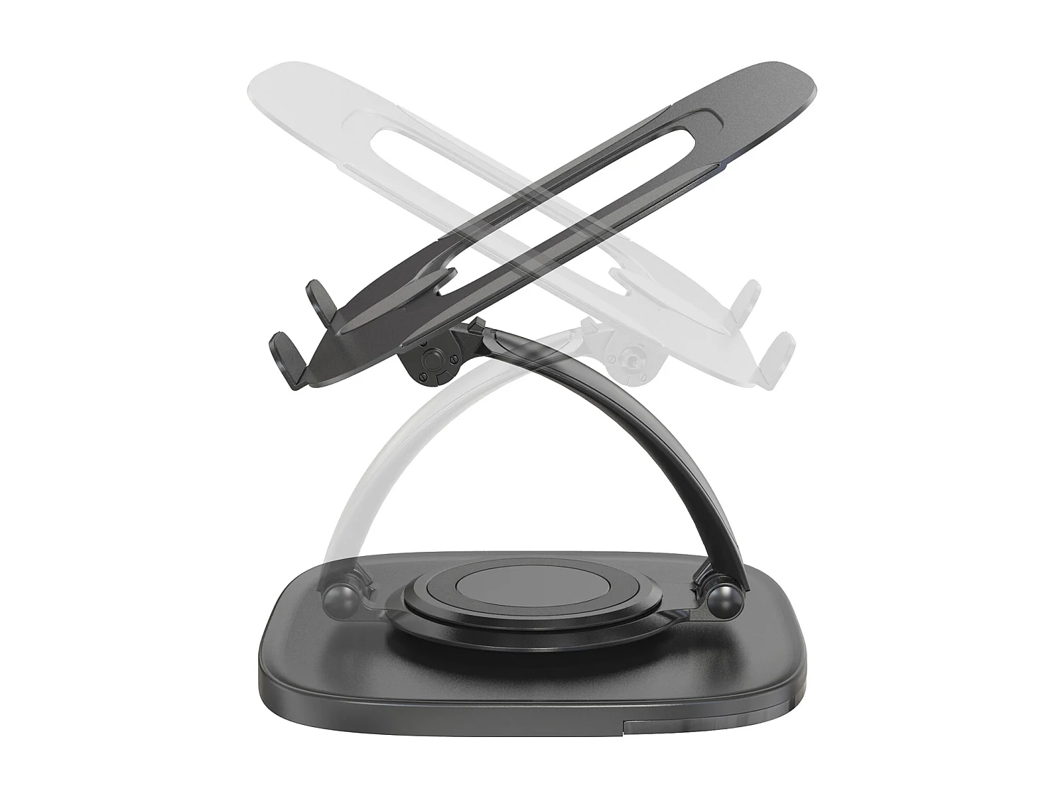 IKSAN support pour ordinateur portable réglable en hauteur et inclinable en aluminium