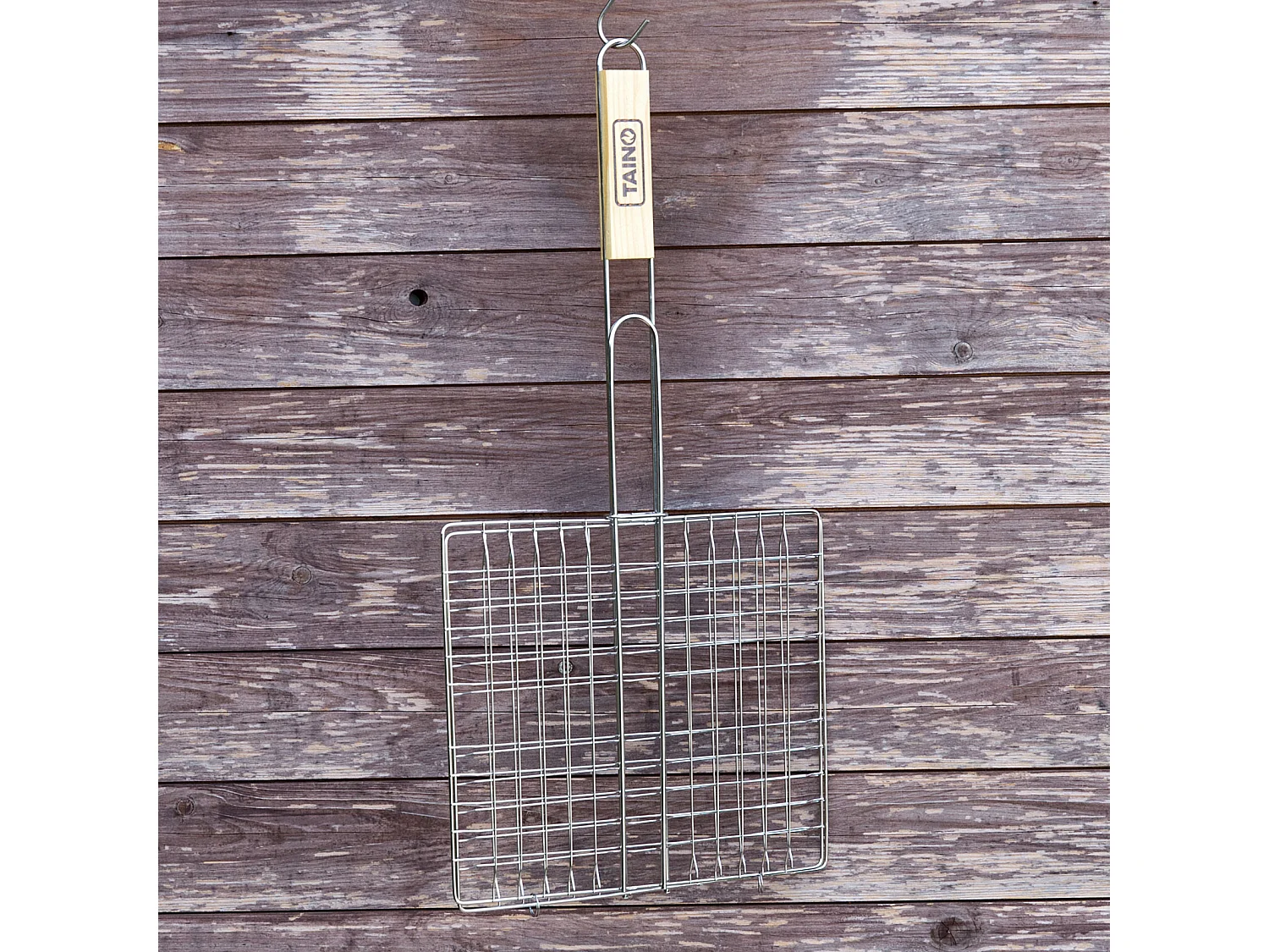 Panier à rôtir pour hamburgers en acier inoxydable