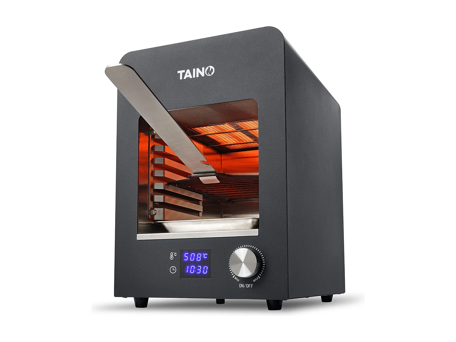TAINO grill électrique à chaleur supérieure 800 degrés grill haute performance grill à bœuf grill à steak noir