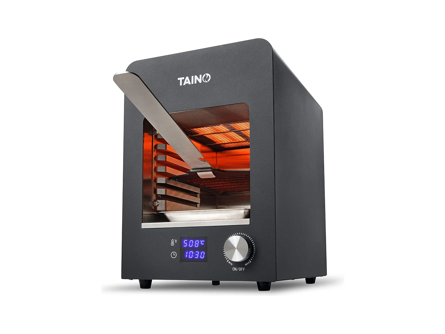 TAINO grill électrique à chaleur supérieure 800 degrés grill haute performance grill à bœuf grill à steak noir