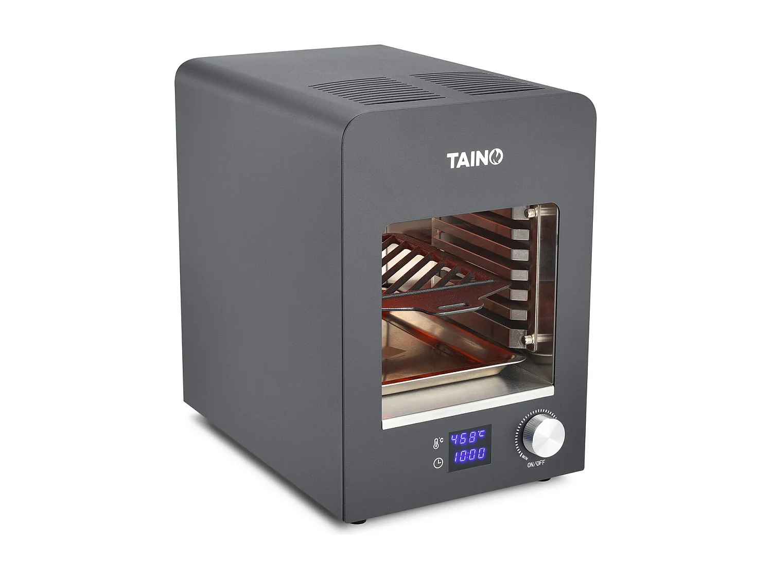 TAINO grill électrique à chaleur supérieure 800 degrés grill haute performance grill à bœuf grill à steak noir