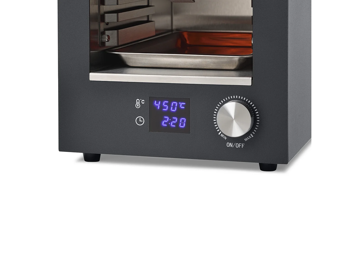 TAINO grill électrique à chaleur supérieure 800 degrés grill haute performance grill à bœuf grill à steak noir