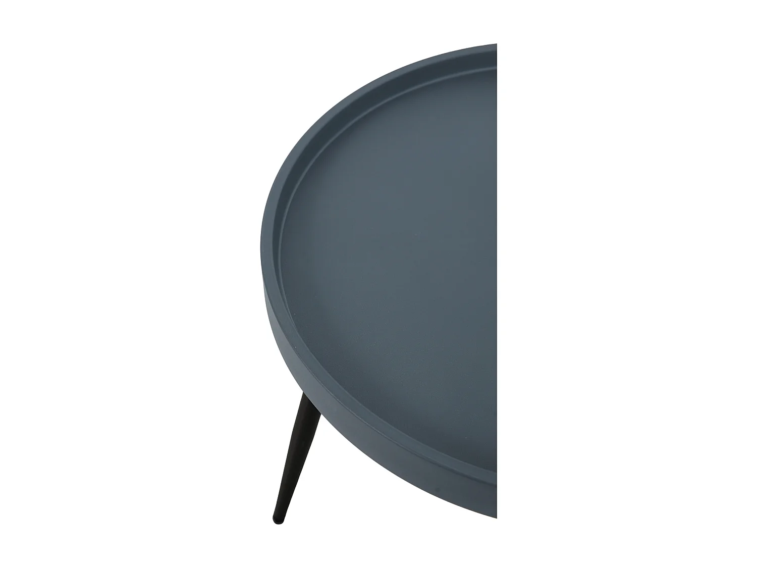 SVITA PHILLY groupe de sièges ensemble de meubles de balcon 3 pièces gris/noir