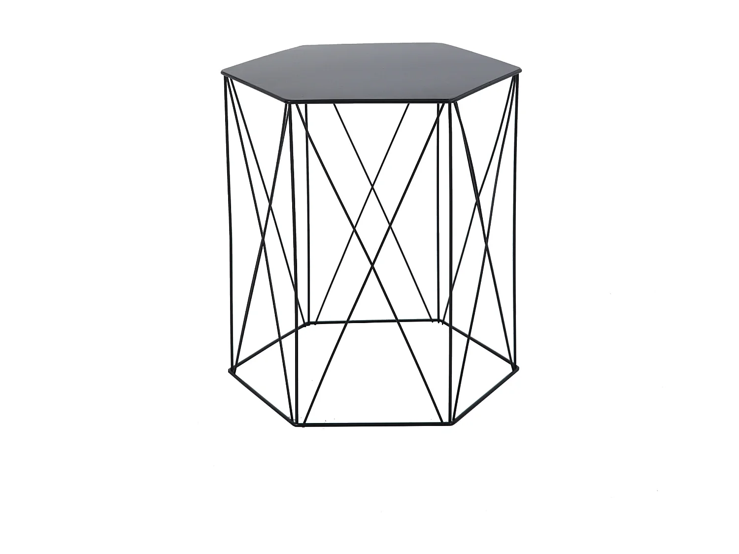 HARPA Lot de 2 tables d'appoint Table basse Moderne Noir