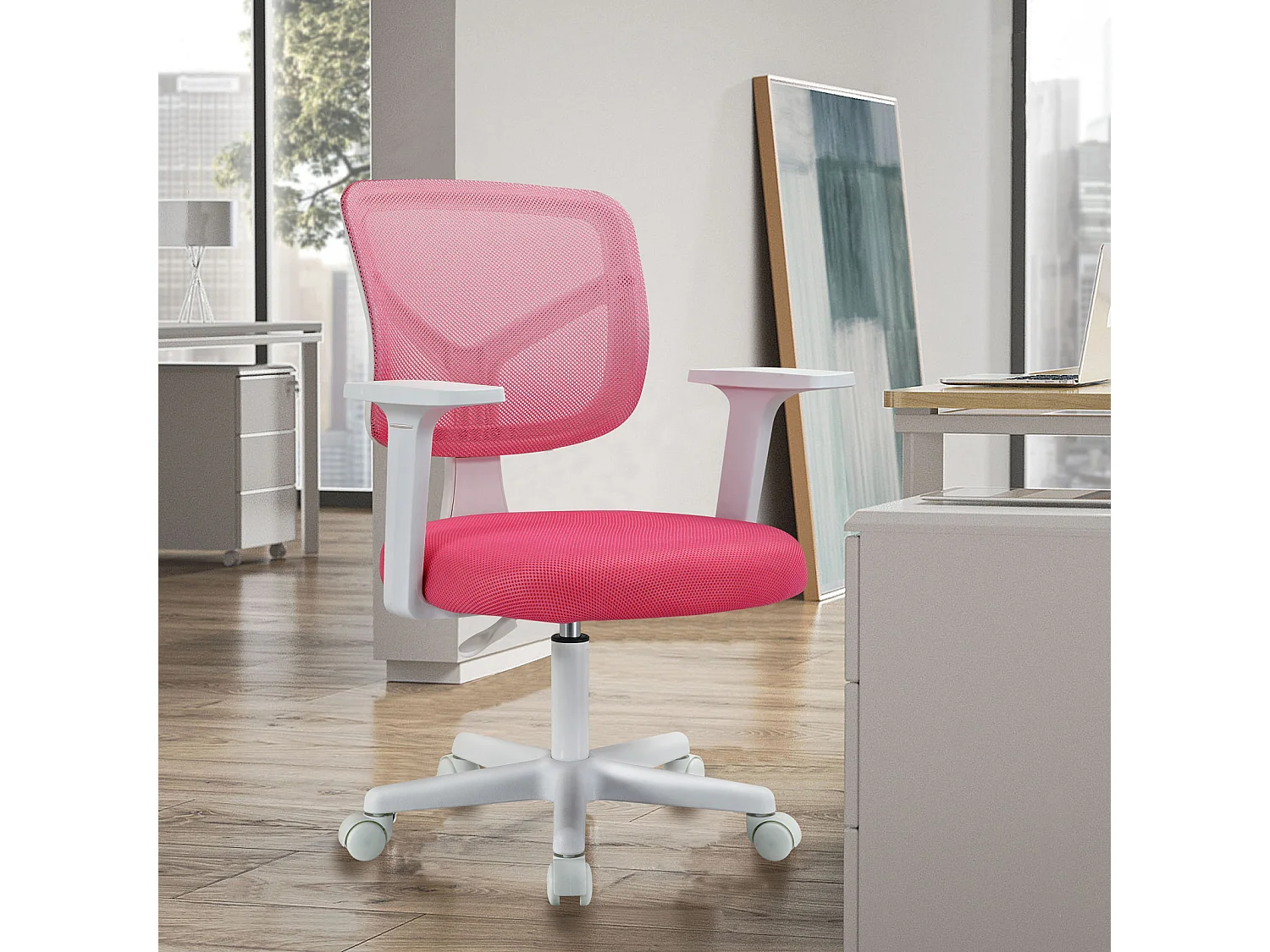 KINDERSCHREIBTISCHSTUHL Joy Pink