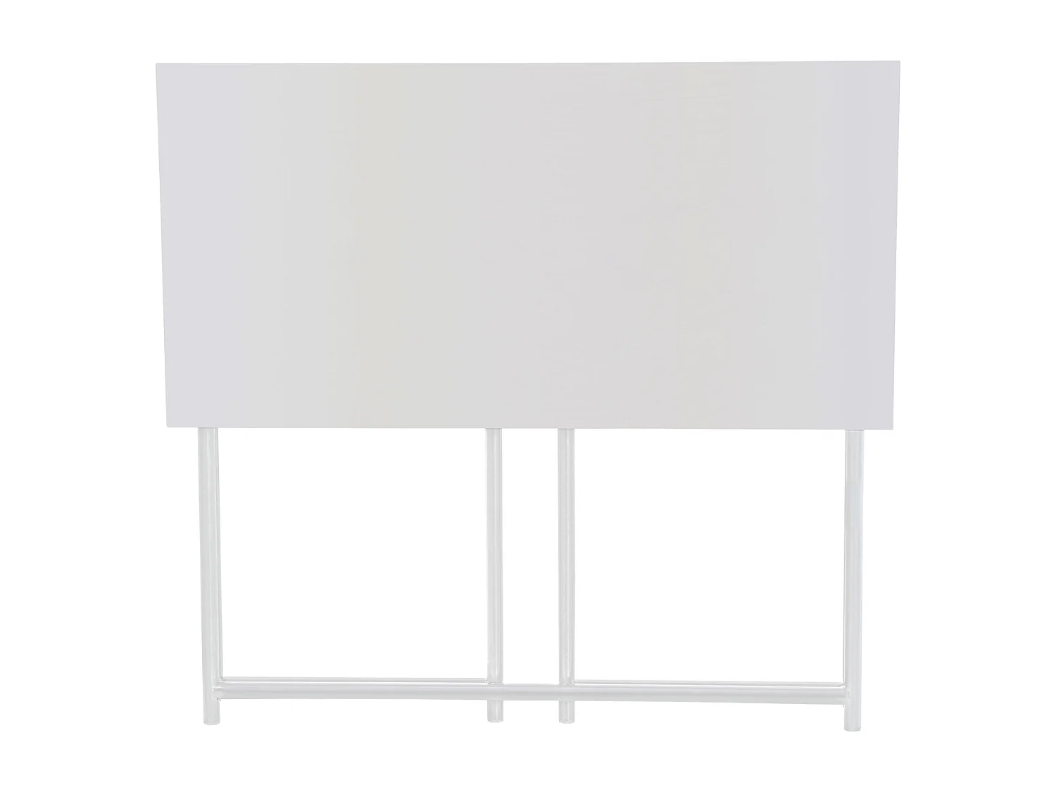 Bureau d'ordinateur pliable et étroit multifonction peu encombrant 80 x 40 x 76 cm blanc