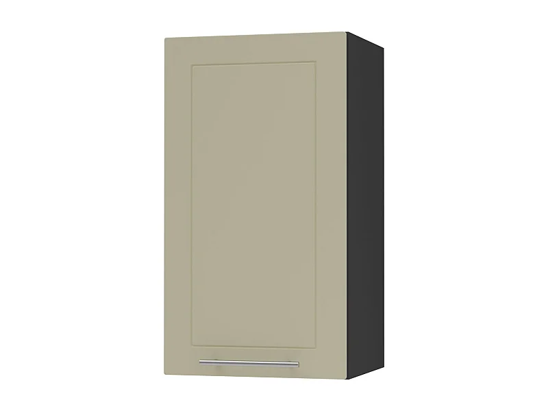 KÜCHENHÄNGESCHRANK Kvantum W2/40 Vanille Matt / Schwarz Matt 40 / 32,5 / 72cm