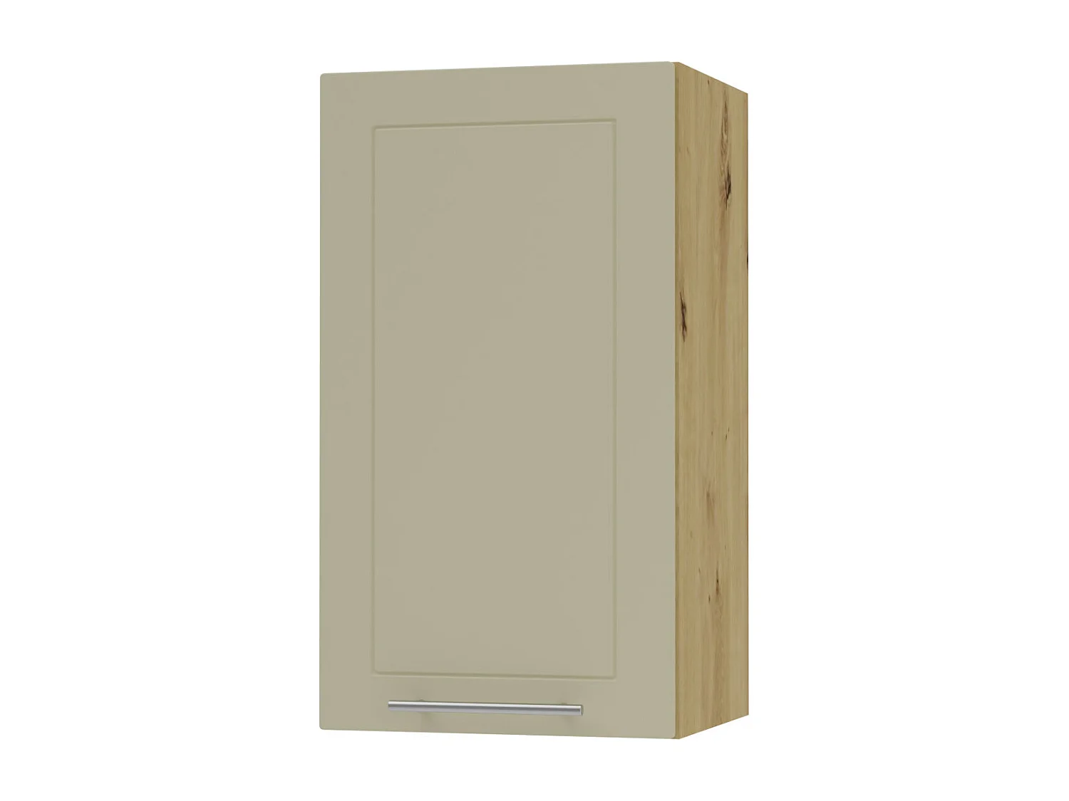 KÜCHENHÄNGESCHRANK Kvantum W2/40 Vanille Matt / Eiche Artisan Matt 40 / 32,5 / 72cm