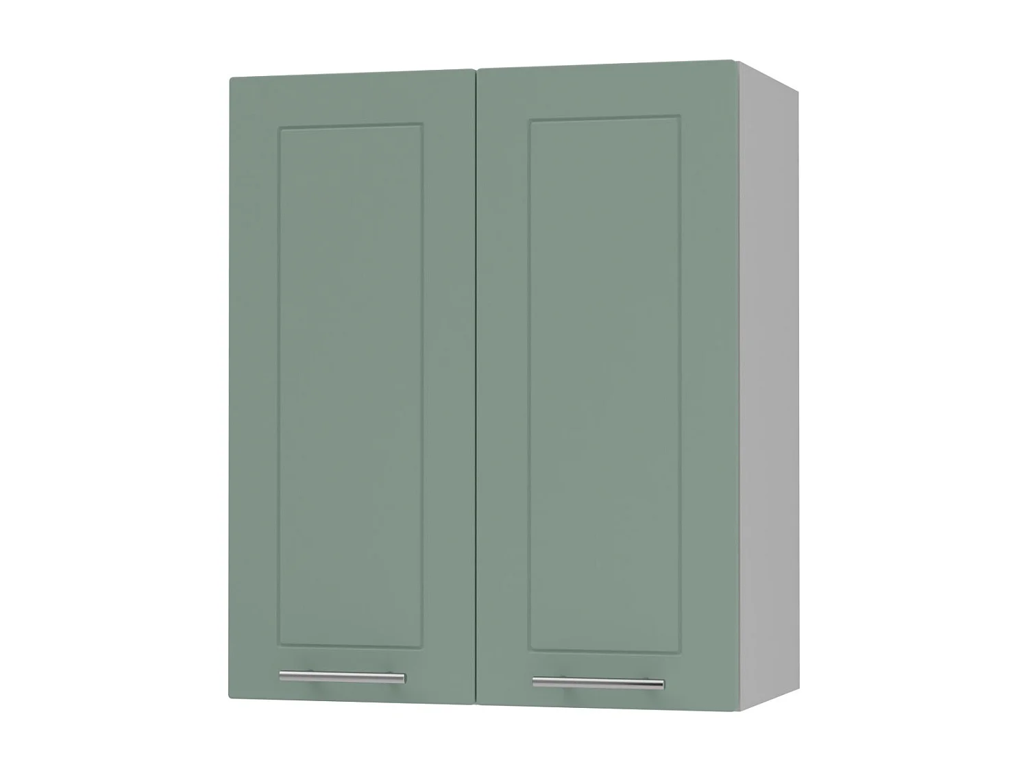 KÜCHENHÄNGESCHRANK Kvantum W3/60 Mint Matt / Grau Matt 60 / 32,5 / 72cm