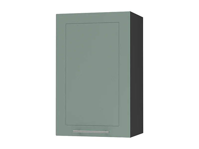 KÜCHENHÄNGESCHRANK Kvantum W2/45 Mint Matt / Schwarz Matt 45 / 32,5 / 72cm