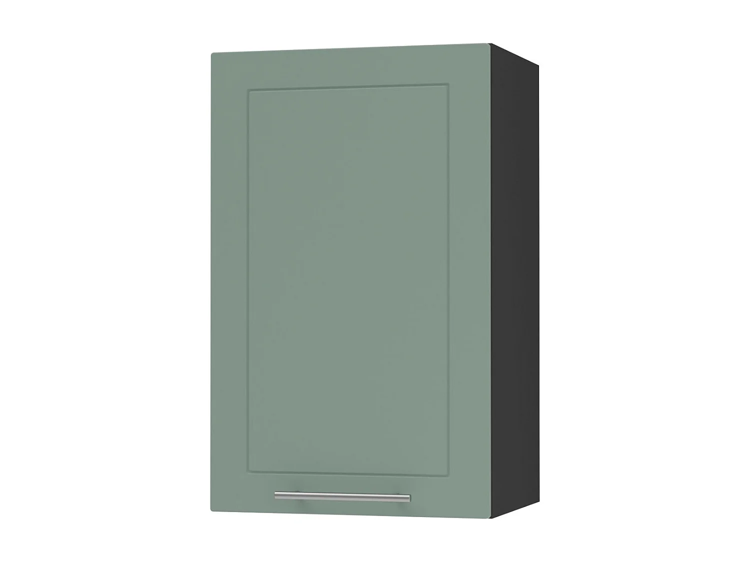 KÜCHENHÄNGESCHRANK Kvantum W2/45 Mint Matt / Schwarz Matt 45 / 32,5 / 72cm