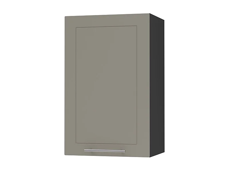 KÜCHENHÄNGESCHRANK Kvantum W2/45 Beige Matt / Schwarz Matt 45 / 32,5 / 72cm