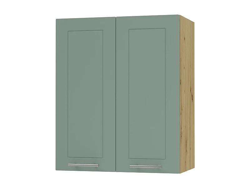 KÜCHENHÄNGESCHRANK Kvantum W3/60 Mint Matt / Eiche Artisan Matt 60 / 32,5 / 72cm