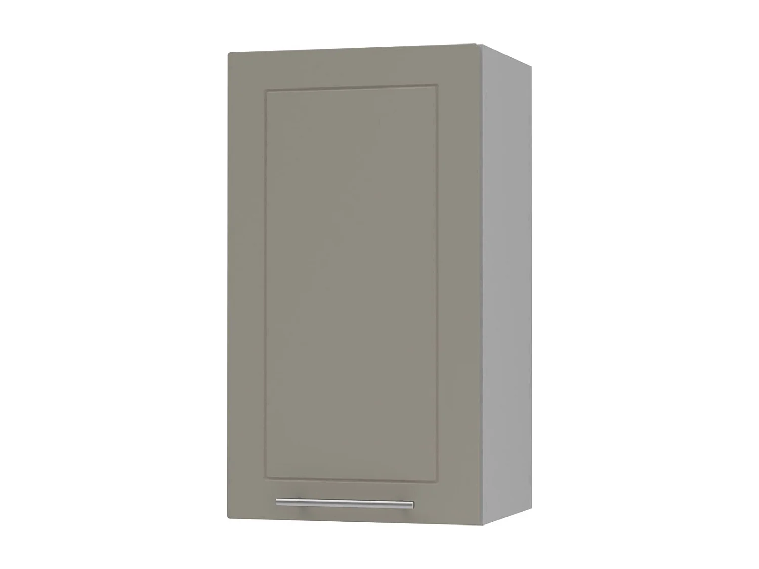 KÜCHENHÄNGESCHRANK Kvantum W2/40 Beige Matt / Grau Matt 40 / 32,5 / 72cm