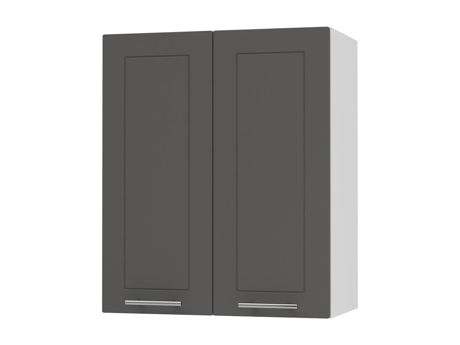 KÜCHENHÄNGESCHRANK Kvantum W3/60 Graphit Matt / Weiß Matt 60 / 32,5 / 72cm