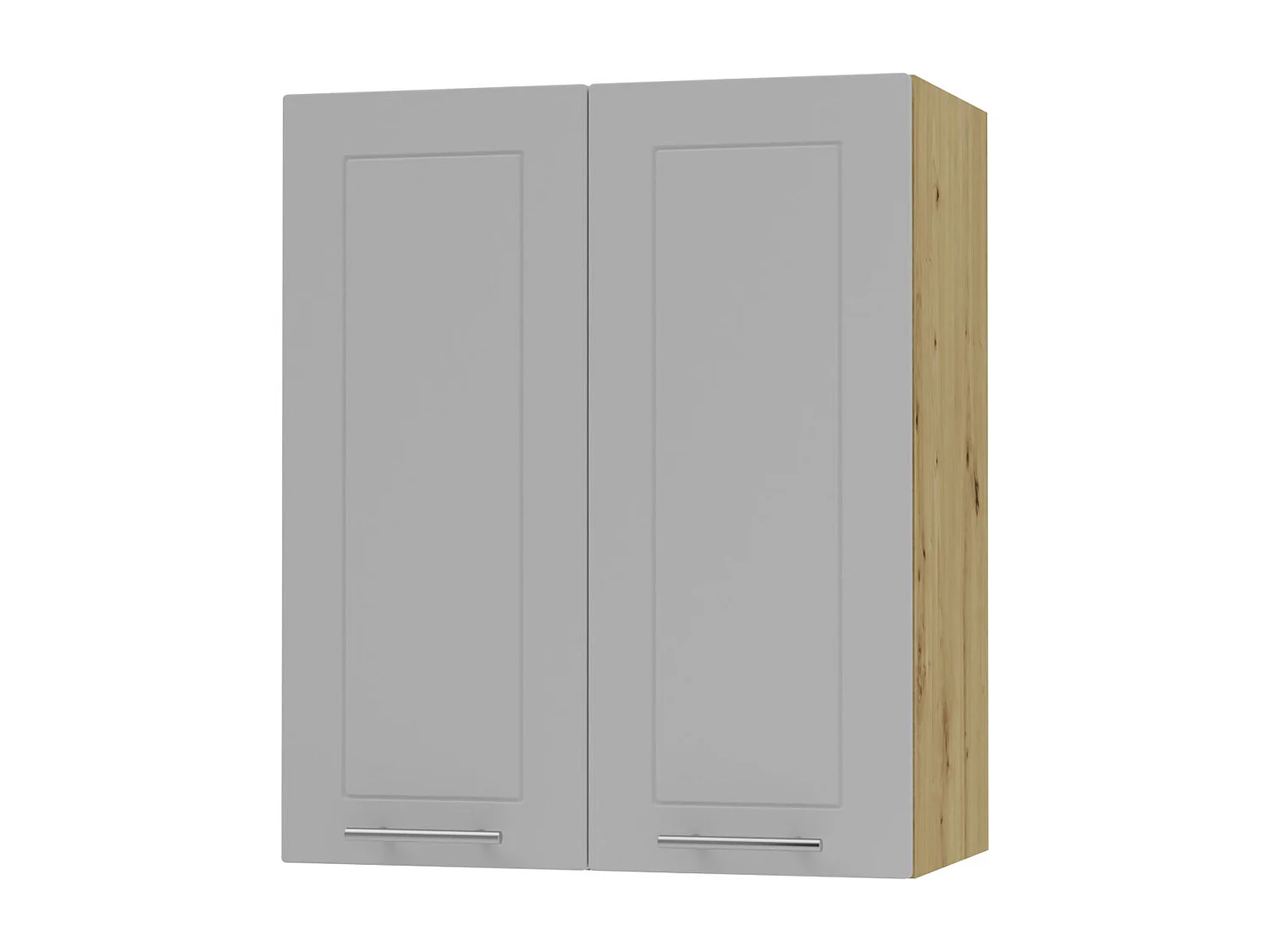 KÜCHENHÄNGESCHRANK Kvantum W3/60 Dust Grey Matt / Eiche Artisan Matt 60 / 32,5 / 72cm