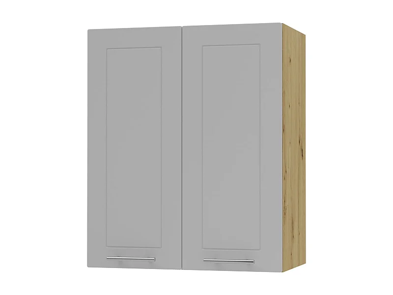 KÜCHENHÄNGESCHRANK Kvantum W3/60 Dust Grey Matt / Eiche Artisan Matt 60 / 32,5 / 72cm