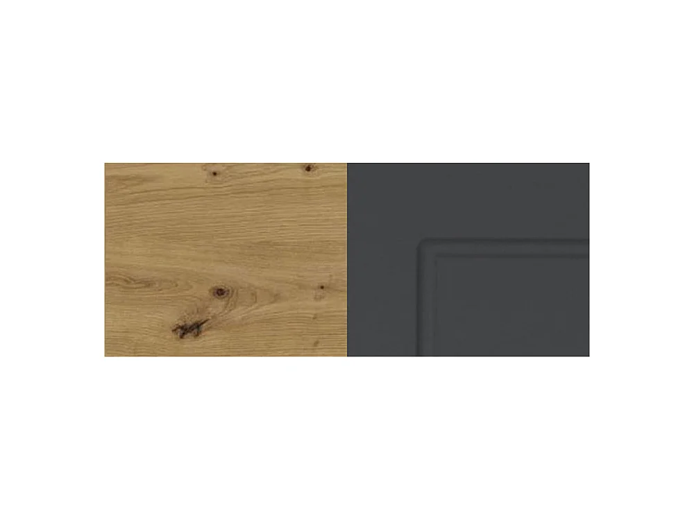KÜCHENHÄNGESCHRANK Kvantum W3/60 Graphit Matt / Eiche Artisan Matt 60 / 32,5 / 72cm