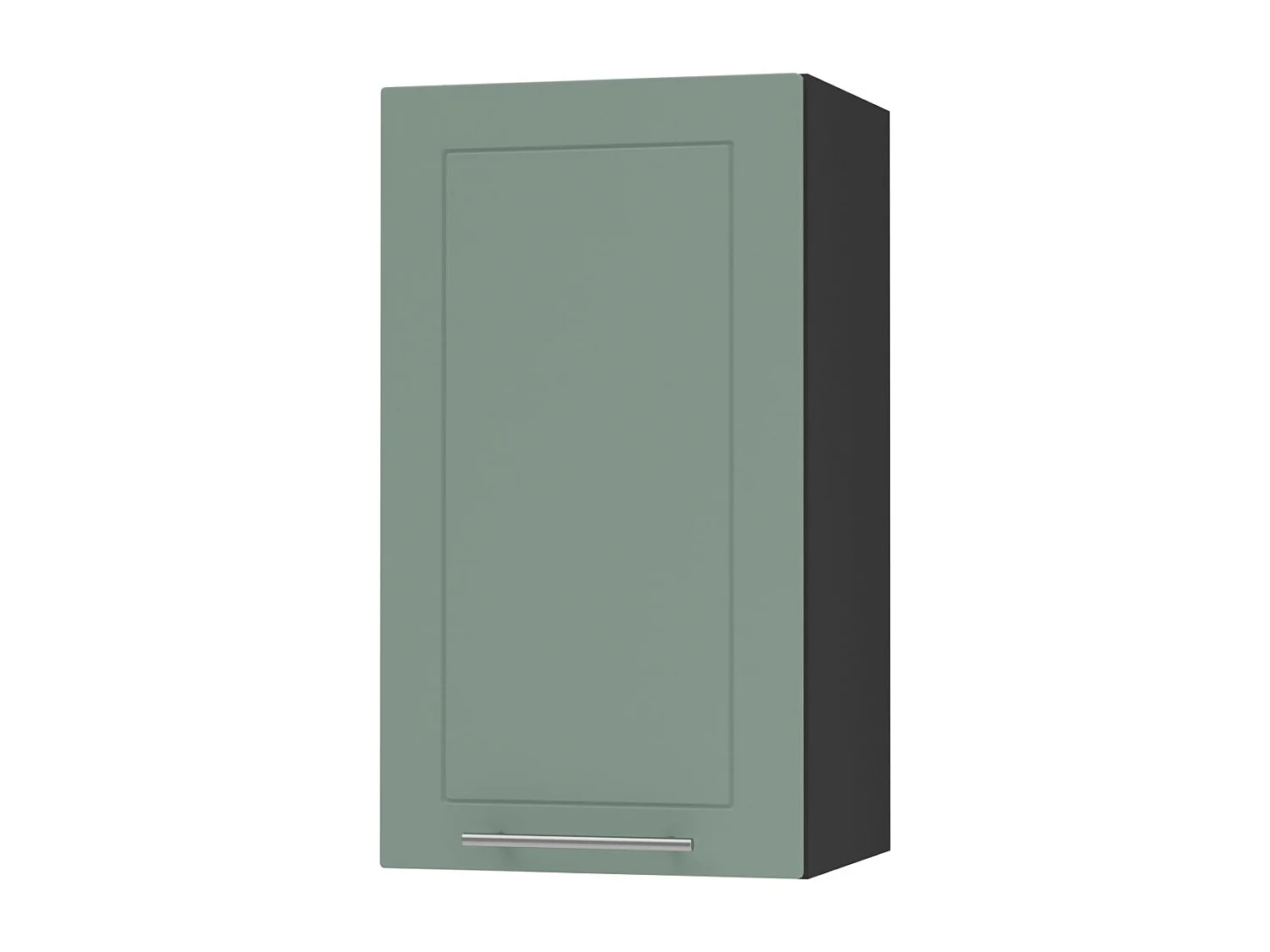 KÜCHENHÄNGESCHRANK Kvantum W2/40 Mint Matt / Schwarz Matt 40 / 32,5 / 72cm