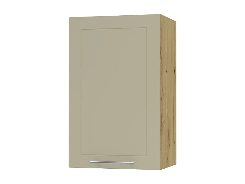 KÜCHENHÄNGESCHRANK Kvantum W2/45 Vanille Matt / Eiche Artisan Matt 45 / 32,5 / 72cm