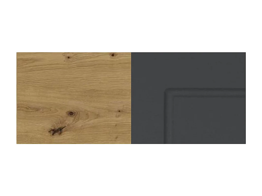KÜCHENHÄNGESCHRANK Kvantum W2/45 Graphit Matt / Eiche Artisan Matt 45 / 32,5 / 72cm
