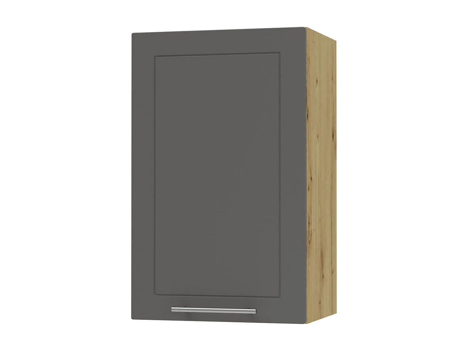 KÜCHENHÄNGESCHRANK Kvantum W2/45 Graphit Matt / Eiche Artisan Matt 45 / 32,5 / 72cm