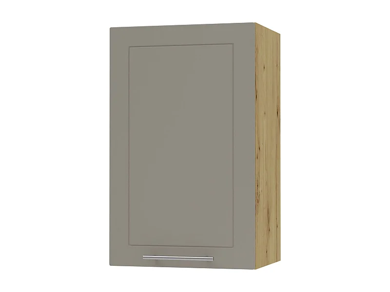 KÜCHENHÄNGESCHRANK Kvantum W2/45 Beige Matt / Eiche Artisan Matt 45 / 32,5 / 72cm